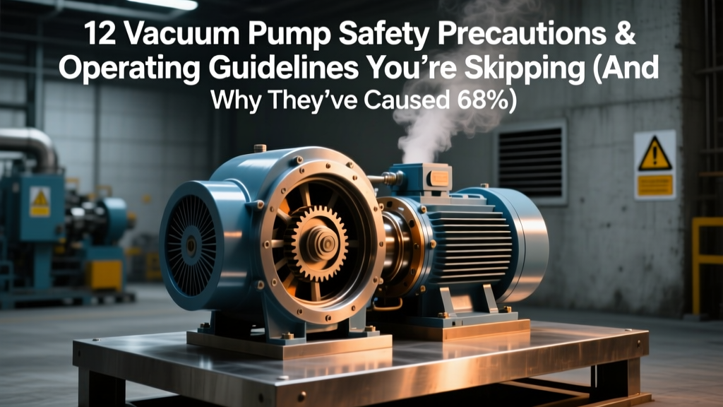 12 Vacuum Pump Safety Precautions & Operating Guidelines You’re Skipping (And Why They’ve Caused 68% of Facility Incidents in the Last 3 Years — OSHA Data Confirmed)