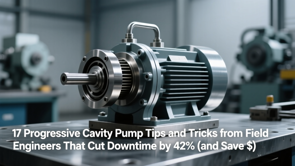 17 Progressive Cavity Pump Tips and Tricks from Field Engineers That Cut Downtime by 42% (and Save $28K/Year in Preventable Repairs)