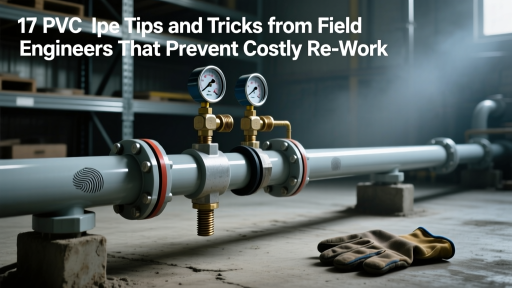 17 PVC Pipe Tips and Tricks from Field Engineers That Prevent Costly Re-Work: Real-World Installation Shortcuts, Joint Failures You Can Avoid in Under 90 Seconds, and Why Your Solvent Cement Curing Time Is Wrong (According to 12 Years of Municipal Water Projects)