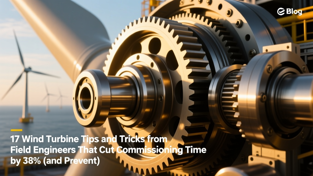 17 Wind Turbine Tips and Tricks from Field Engineers That Cut Commissioning Time by 38% (and Prevent $220K in First-Year Downtime)