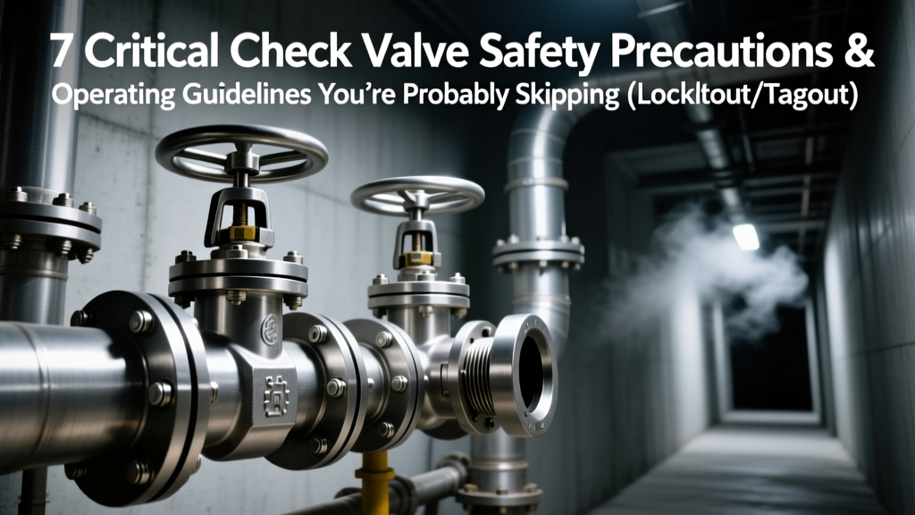 7 Critical Check Valve Safety Precautions & Operating Guidelines You’re Probably Skipping (Lockout/Tagout Failures Cause 12% of Process Incidents—Here’s How to Prevent Them)