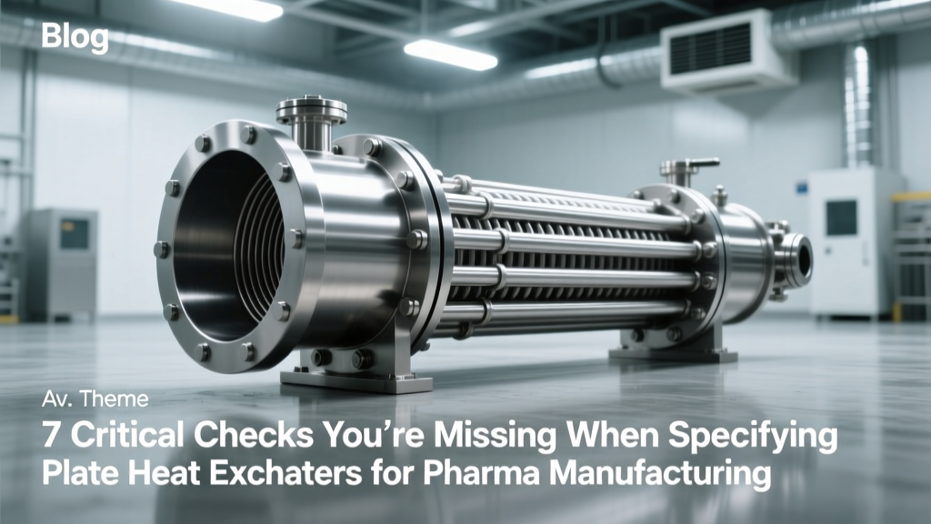 7 Critical Checks You’re Missing When Specifying Plate Heat Exchangers for Pharma Manufacturing — Avoid FDA Rejection, Sterility Failures, and Batch Loss Before Your Next Validation Run