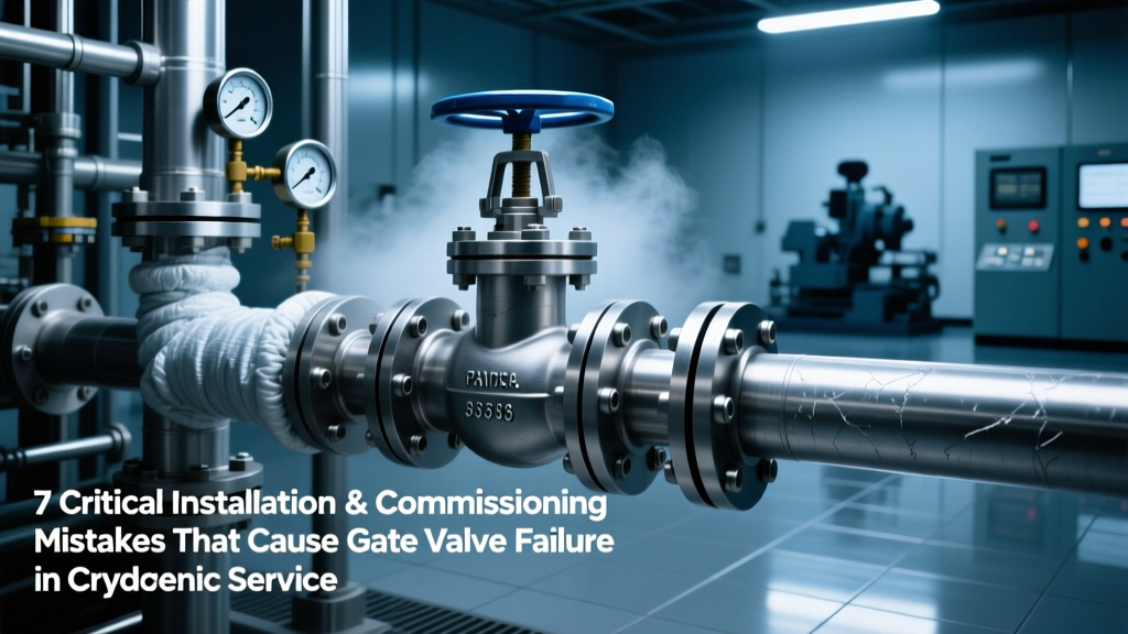 7 Critical Installation & Commissioning Mistakes That Cause Gate Valve Failure in Cryogenic Service Below -150°C — And How to Avoid Them Before Startup