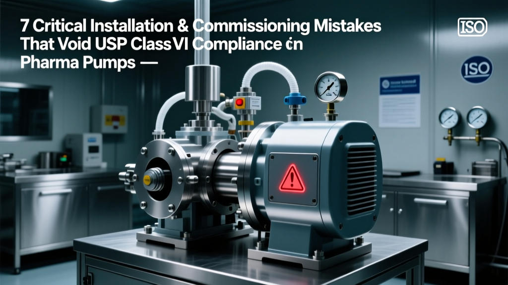 7 Critical Installation & Commissioning Mistakes That Void USP Class VI Compliance in Pharma Pumps—And How to Fix Them Before Your Next WFI Loop Validation (GMP-Ready Checklist)
