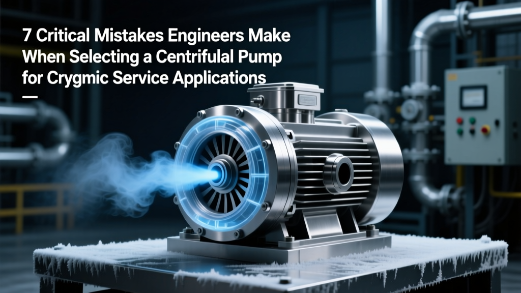 7 Critical Mistakes Engineers Make When Selecting a Centrifugal Pump for Cryogenic Service Applications — And How to Avoid Catastrophic Failure Below -150°C