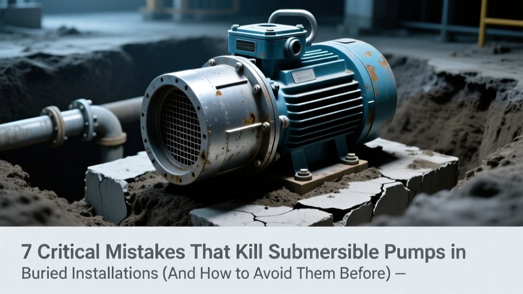 7 Critical Mistakes That Kill Submersible Pumps in Buried Installations (And How to Avoid Them Before You Dig) — A Field-Tested Guide to Selecting Submersible Pumps for Underground/Buried Applications with Limited Access