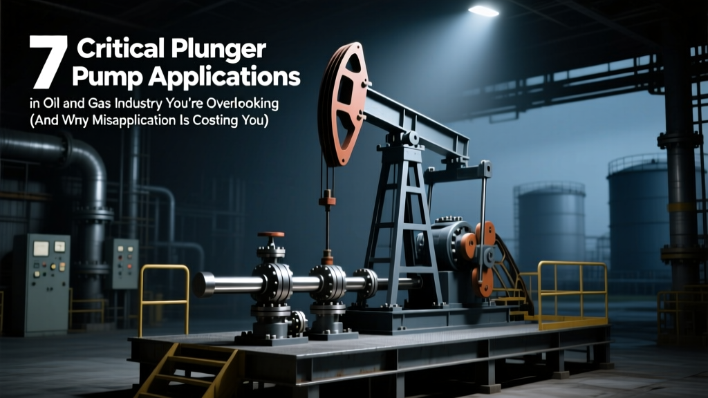 7 Critical Plunger Pump Applications in Oil and Gas Industry You’re Overlooking (And Why Misapplication Causes 63% of Premature Failures — Verified by API RP 14E & Field Data)