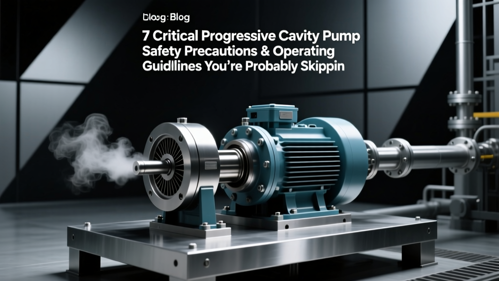 7 Critical Progressive Cavity Pump Safety Precautions & Operating Guidelines You’re Probably Skipping (And Why OSHA Cited 32 Facilities Last Year for These Exact Failures)