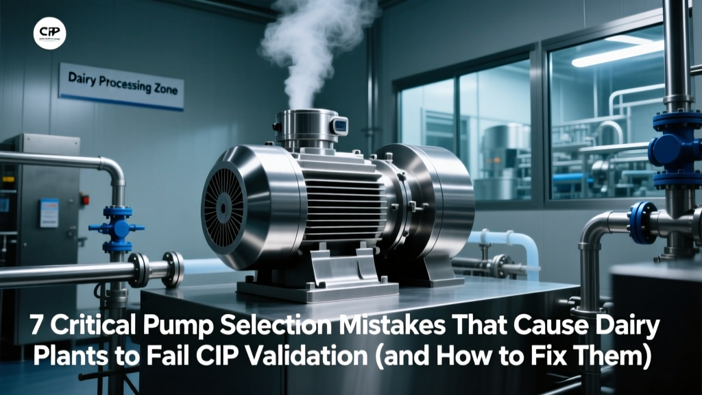 7 Critical Pump Selection Mistakes That Cause Dairy Plants to Fail CIP Validation (and How to Fix Them Before Your Next Audit)