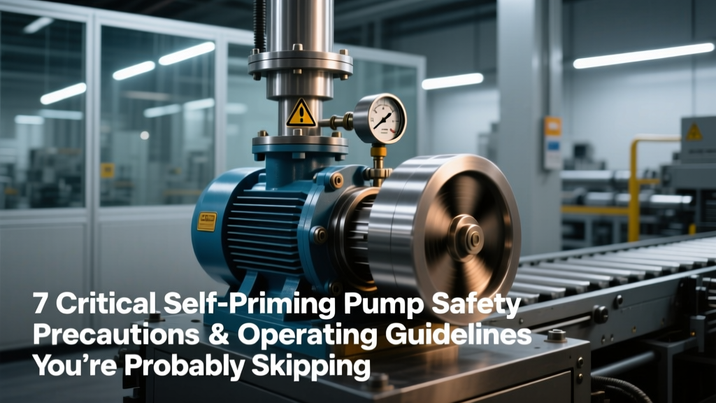 7 Critical Self-Priming Pump Safety Precautions & Operating Guidelines You’re Probably Skipping (OSHA-Cited, Field-Tested, and NPSH-Aware)