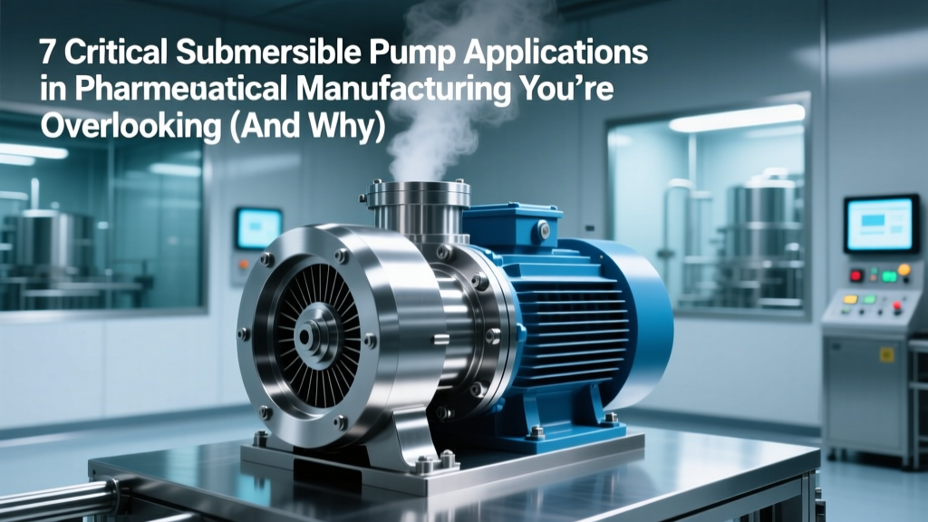7 Critical Submersible Pump Applications in Pharmaceutical Manufacturing You’re Overlooking (And Why 3 of Them Violate FDA 21 CFR Part 11 If Misapplied)