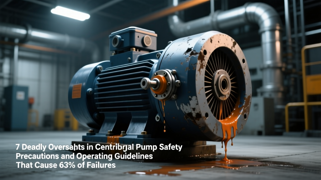 7 Deadly Oversights in Centrifugal Pump Safety Precautions and Operating Guidelines That Cause 63% of Field Incidents (OSHA-Verified Checklist Inside)