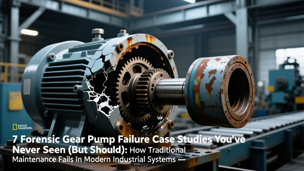 7 Forensic Gear Pump Failure Case Studies You’ve Never Seen (But Should): How Traditional Maintenance Missed Critical Fatigue Signatures—and What Modern Vibration Spectral Imaging Revealed in Real Time