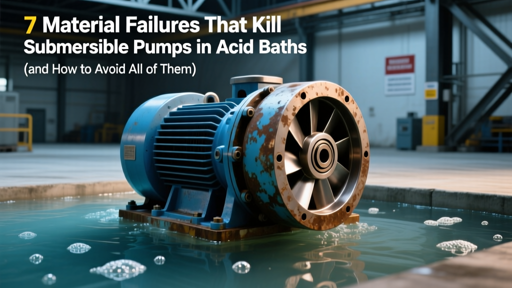 7 Material Failures That Kill Submersible Pumps in Acid Baths (and How to Avoid All of Them): Your Data-Driven Guide to Selecting a Submersible Pump for Corrosive Environment Applications