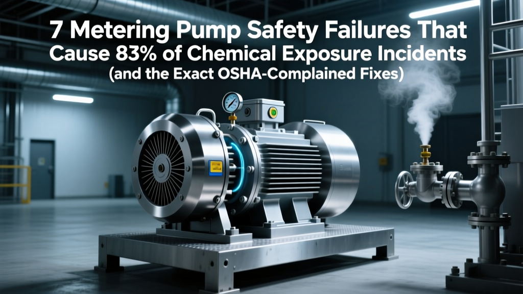 7 Metering Pump Safety Failures That Cause 83% of Chemical Exposure Incidents (and the Exact OSHA-Compliant Checklist Every Operator Must Run Before Startup)