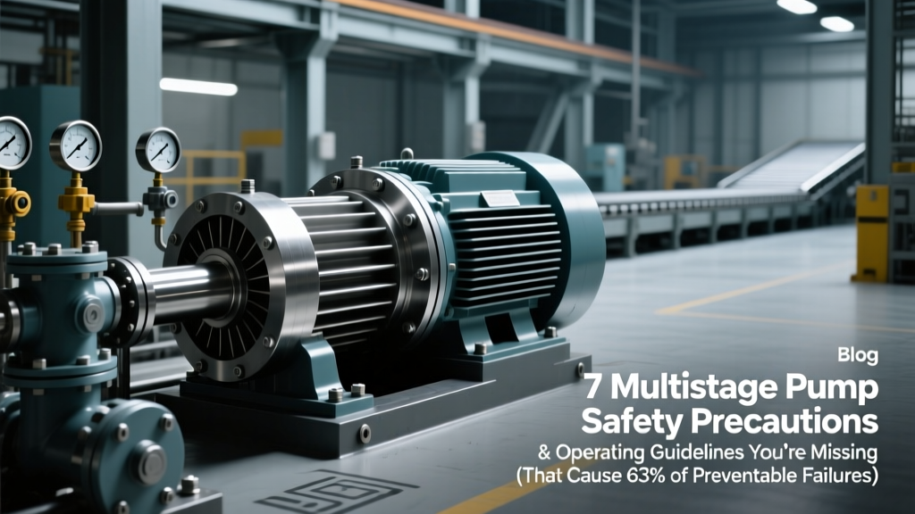 7 Multistage Pump Safety Precautions & Operating Guidelines You’re Missing (That Cause 63% of Preventable Downtime—and Violate OSHA 1910.147): Lockout/Tagout, PPE, Emergency Response, Energy-Efficient Startup Protocols, and NPSH-Aware Operation