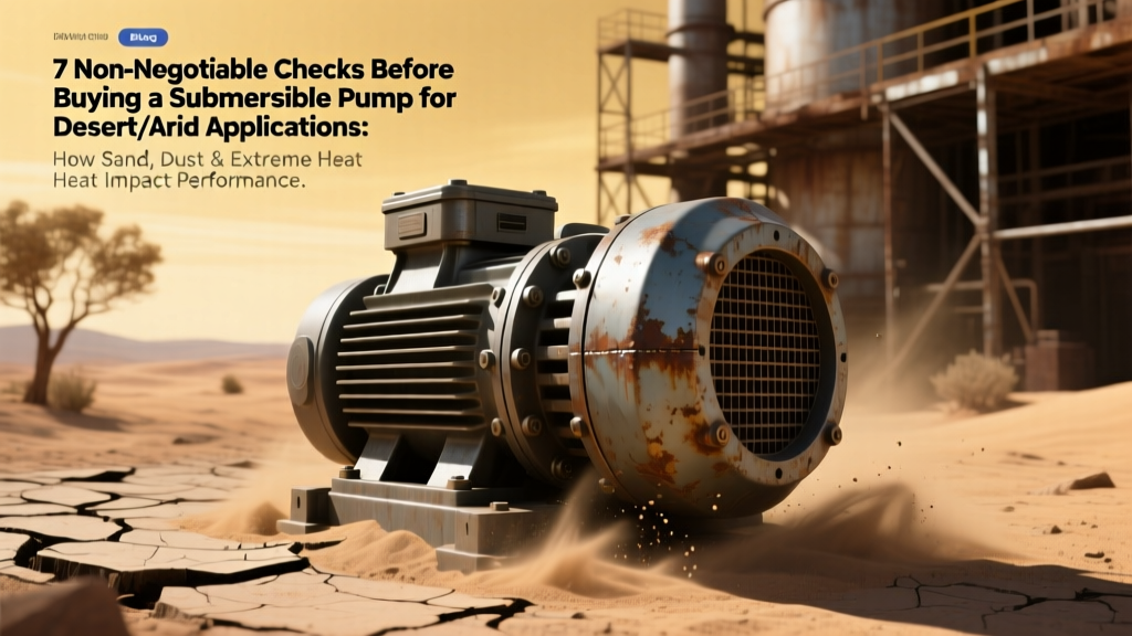 7 Non-Negotiable Checks Before Buying a Submersible Pump for Desert/Arid Applications: How Sand, Dust & 55°C Heat Kill Standard Pumps (and What Actually Survives)