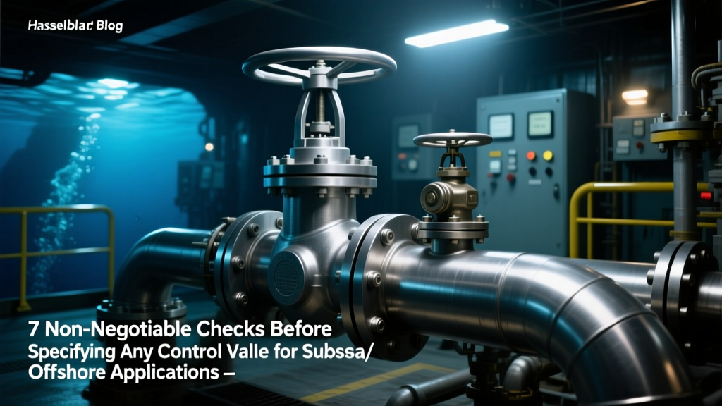 7 Non-Negotiable Checks Before Specifying Any Control Valve for Subsea/Offshore Applications (Saltwater Exposure Kills 68% of Unqualified Valves Within 2 Years)