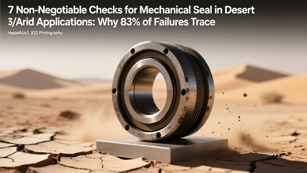 7 Non-Negotiable Checks for Mechanical Seal for Desert/Arid Applications: Why 83% of Failures Trace Back to Overlooked Environmental Adaptations (Not Seal Quality)