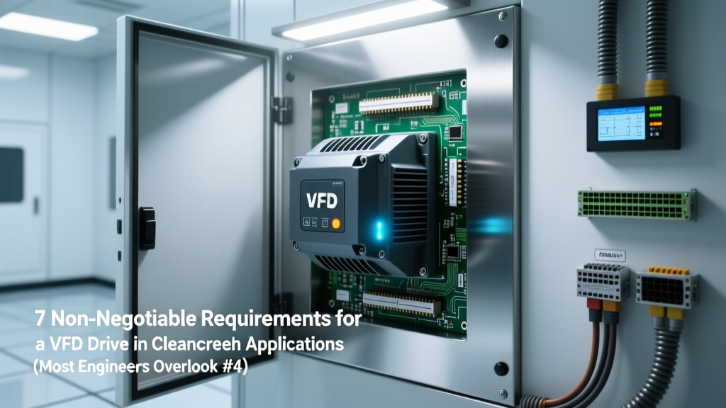 7 Non-Negotiable Requirements for a VFD Drive in Cleanroom Applications (Most Engineers Overlook #4 — It Causes 62% of Contamination Events)