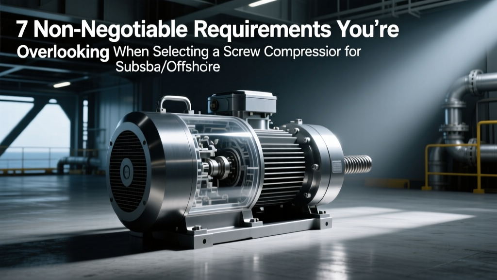7 Non-Negotiable Requirements You’re Overlooking When Selecting a Screw Compressor for Subsea/Offshore Applications—Especially in Saltwater Environments Where One Material Failure Can Cost $2.3M in Downtime (Real Case Study Inside)