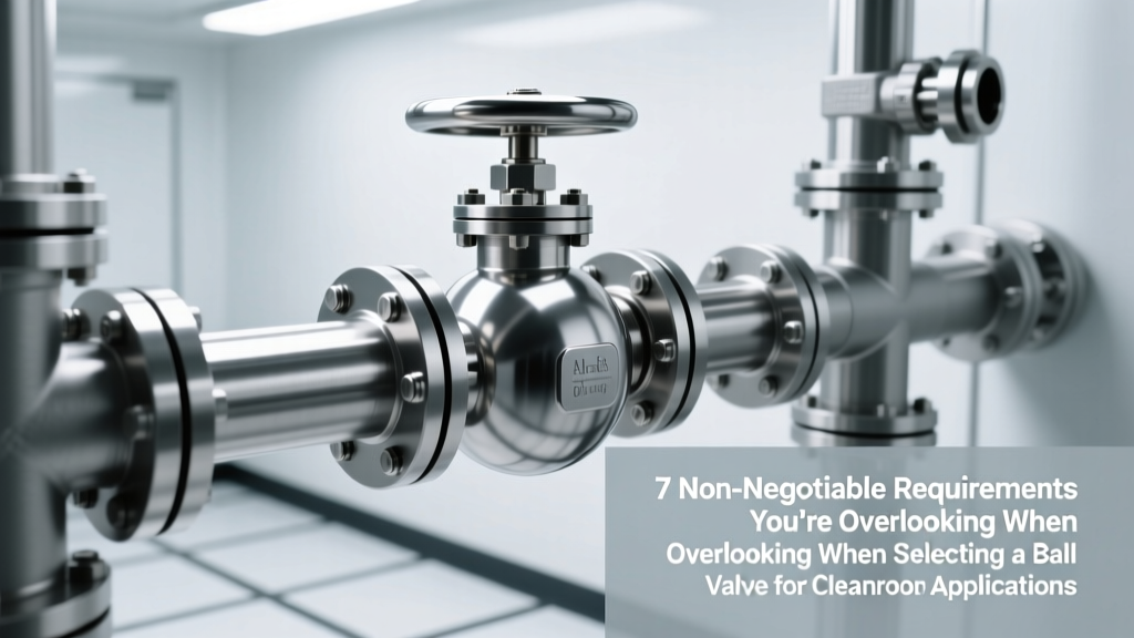 7 Non-Negotiable Requirements You’re Overlooking When Selecting a Ball Valve for Cleanroom Applications (And Why 62% of Failures Trace Back to These Gaps)
