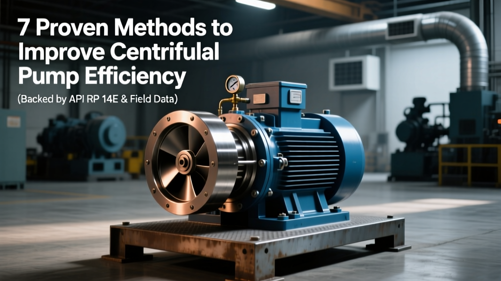 7 Proven Methods to Improve Centrifugal Pump Efficiency (Backed by API RP 14E & Field Data): From Impeller Trimming to AI-Driven System Optimization — What Actually Saves 12–38% Energy vs. Outdated 'Fix-It-Once' Approaches