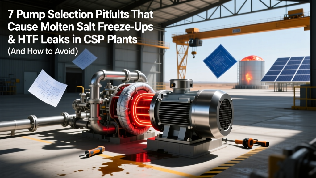 7 Pump Selection Pitfalls That Cause Molten Salt Freeze-Ups & HTF Leaks in CSP Plants (And How to Avoid Them Before Your Next Tender)