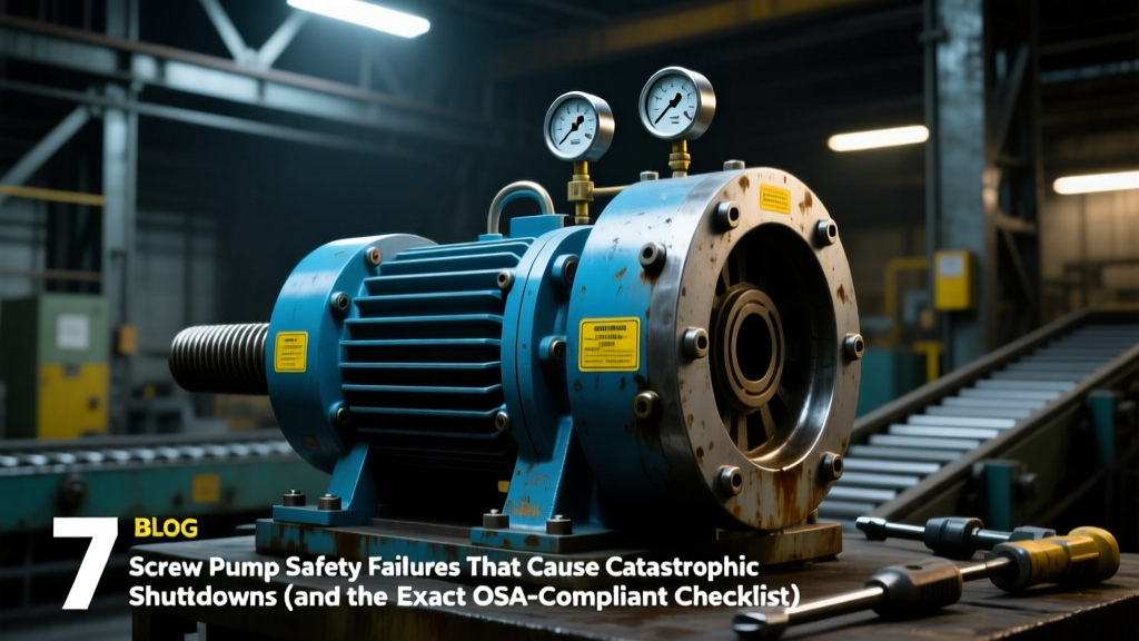 7 Screw Pump Safety Failures That Cause Catastrophic Shutdowns (and the Exact OSHA-Compliant Checklist Every Operator Misses Before Startup)