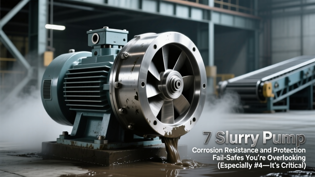 7 Slurry Pump Corrosion Resistance and Protection Fail-Safes You’re Overlooking (Especially #4—It’s Costing Plants $287K/Year in Unplanned Downtime)