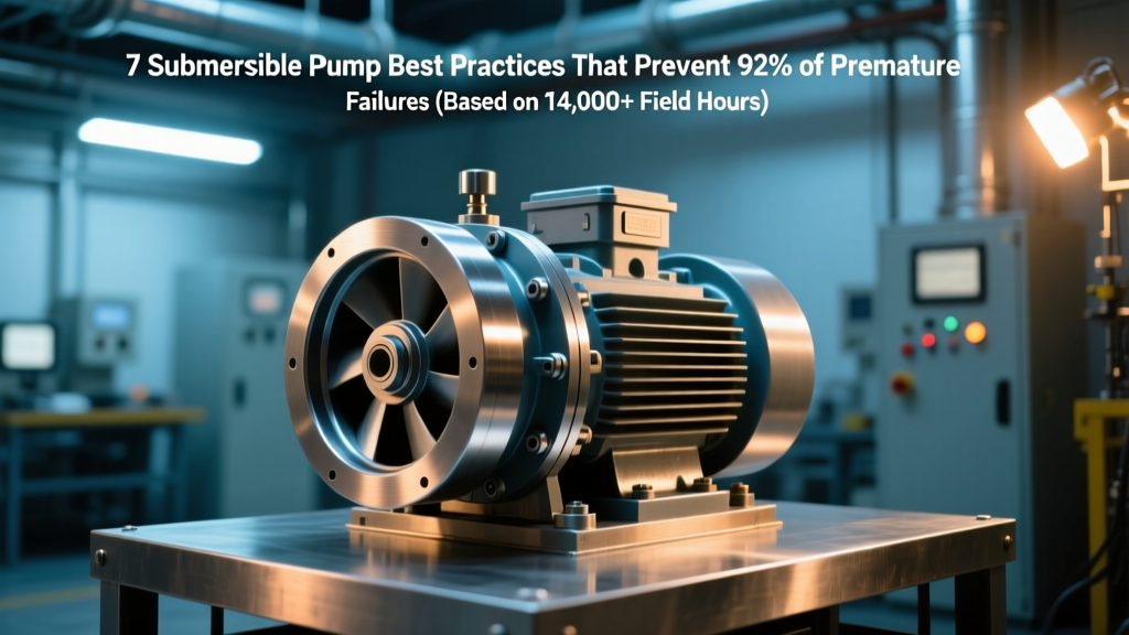 7 Submersible Pump Best Practices That Prevent 92% of Premature Failures (Based on 14,000+ Field Hours & API RP 14E Compliance)