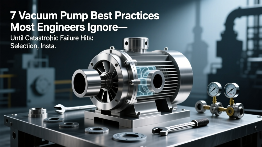 7 Vacuum Pump Best Practices Most Engineers Ignore—Until Catastrophic Failure Hits: Selection, Installation, Operation & Maintenance Guidelines Backed by ISO 21809, ASME B31.4, and 20+ Years of Field Data