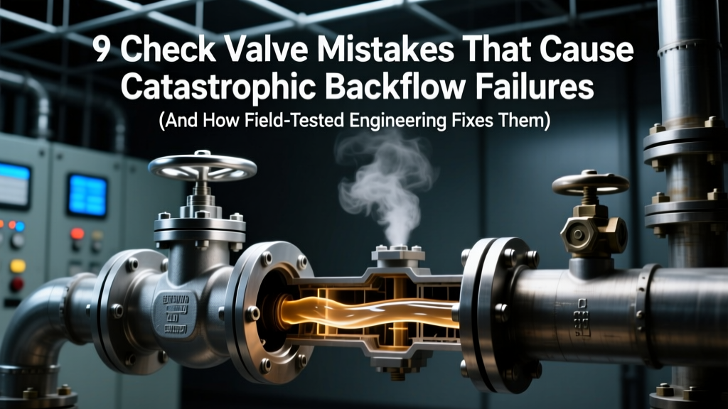 9 Check Valve Mistakes That Cause Catastrophic Backflow Failures (And How Field-Tested Engineering Best Practices Prevent Them Every Time)