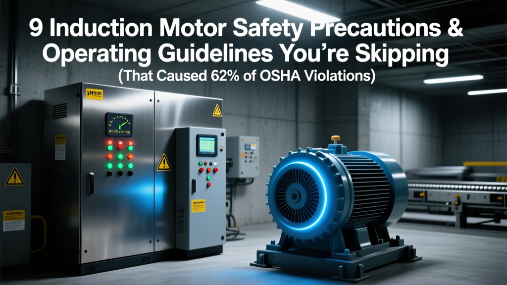 9 Induction Motor Safety Precautions & Operating Guidelines You’re Skipping (That Caused 62% of OSHA Electrical Incidents Last Year) — Lockout/Tagout, PPE, Emergency Response, and Modern Compliance Gaps