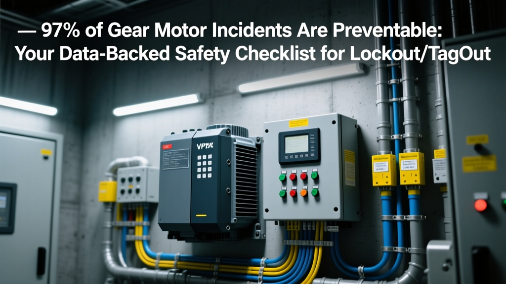 97% of Gear Motor Incidents Are Preventable: Your Data-Backed Safety Checklist for Lockout/Tagout, PPE Compliance, and Emergency Response — Gear Motor Safety Precautions and Operating Guidelines You Can’t Afford to Skip