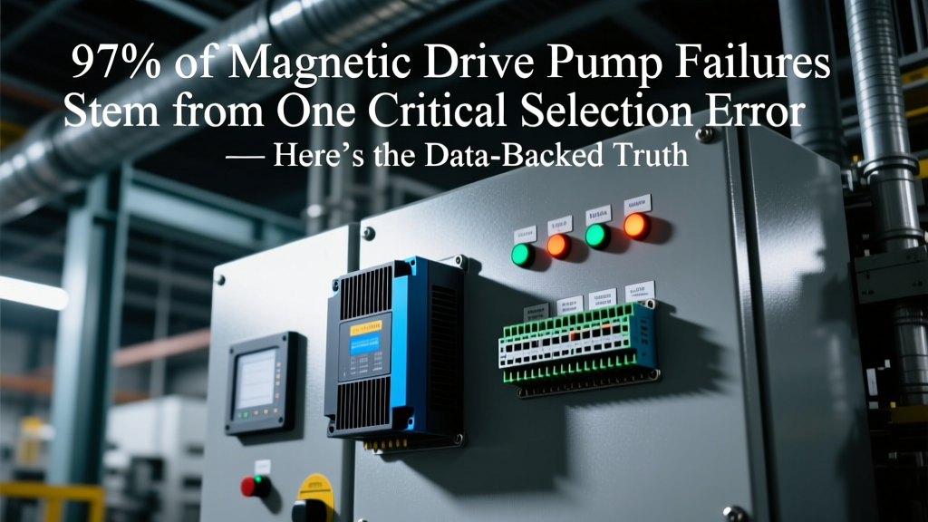97% of Magnetic Drive Pump Failures Stem from One Critical Selection Error — Here’s the Data-Backed 7-Step Selection Framework That Prevents Costly Downtime, Sealless Leaks, and Material Mismatches (2024 Edition)