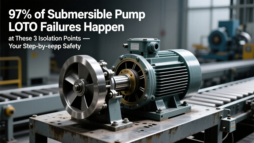 97% of Submersible Pump LOTO Failures Happen at These 3 Isolation Points — Your Step-by-Step Safety Guide to Zero-Error Lockout/Tagout Procedures for Submersible Pumps (OSHA-Compliant, ANSI Z244.1 Verified)
