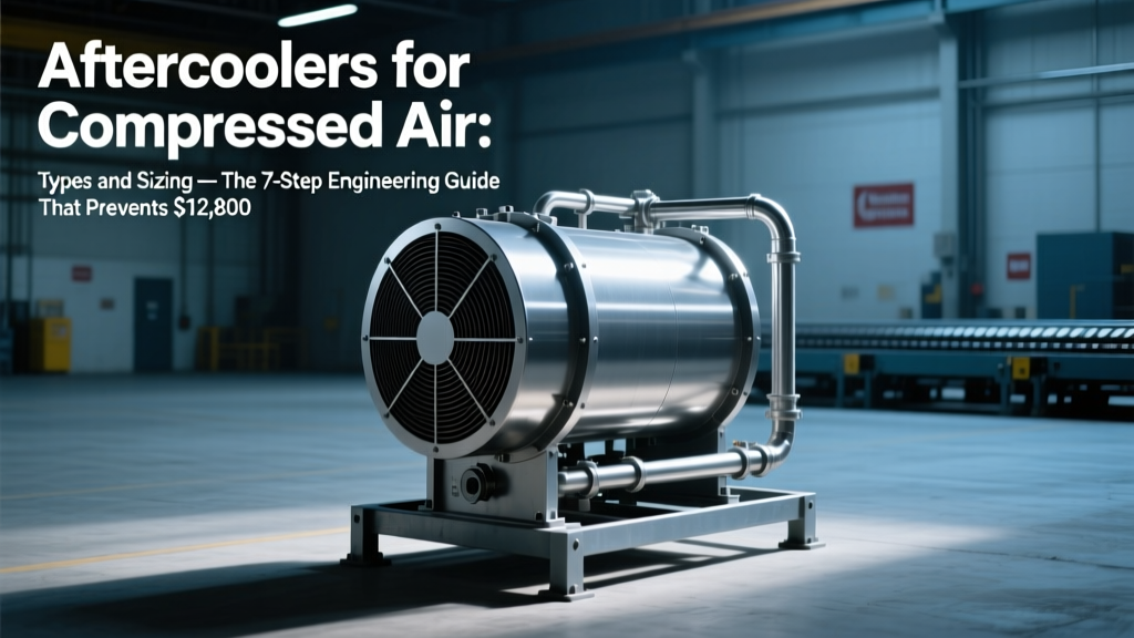 Aftercoolers for Compressed Air: Types and Sizing — The 7-Step Engineering Guide That Prevents $12,800/Year in Dryer Failures & Corrosion (With Real Flow Calculations)