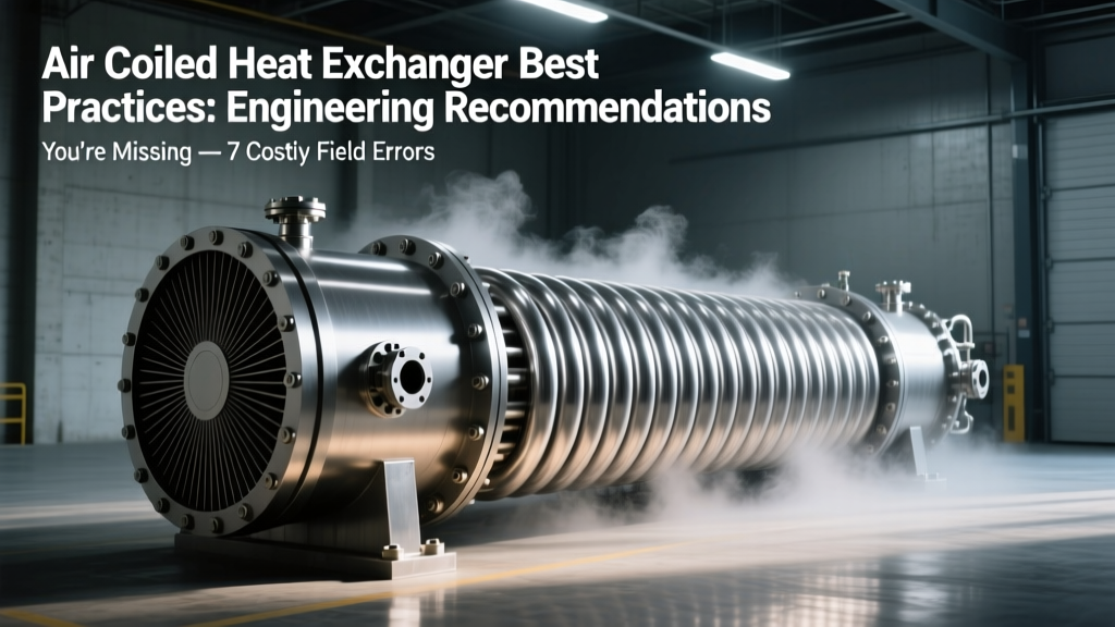 Air Cooled Heat Exchanger Best Practices: Engineering Recommendations You’re Missing — 7 Costly Field Mistakes That Slash Efficiency by 22–40% (and How to Fix Them Before Startup)