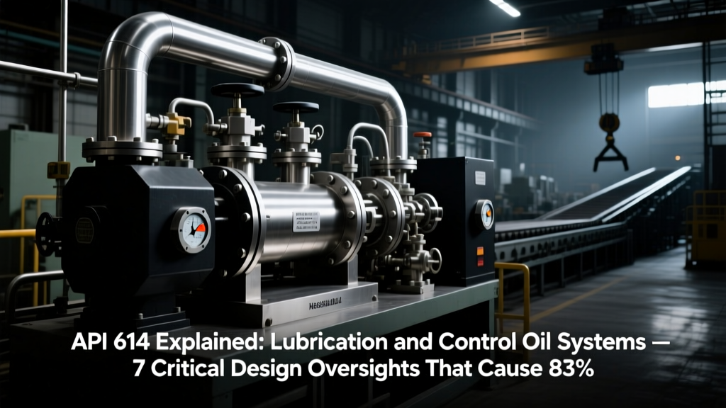 API 614 Explained: Lubrication and Control Oil Systems — 7 Critical Design Oversights That Cause 83% of Compressor Trips (and How to Fix Them in Under 4 Hours)