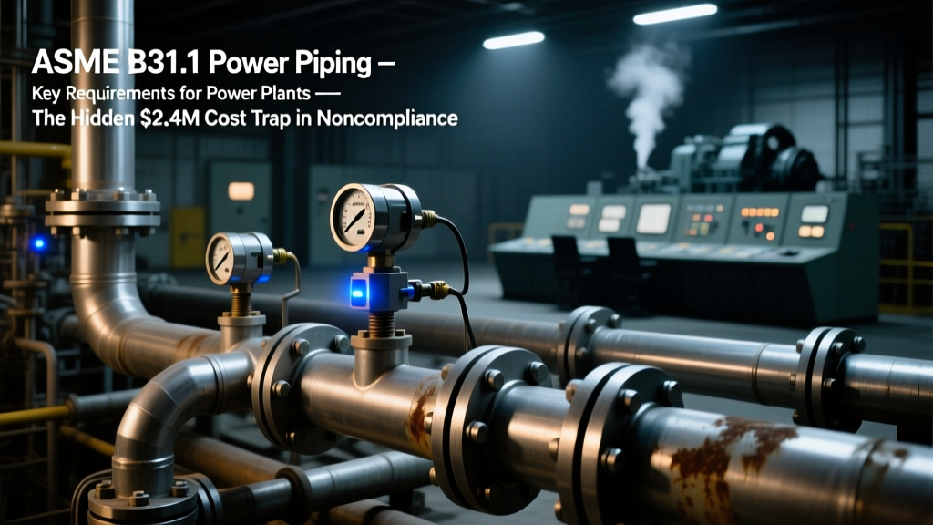 ASME B31.1 Power Piping: Key Requirements for Power Plants — The Hidden $2.4M Cost Trap in Noncompliant Design (and How to Avoid It Without Over-Engineering)