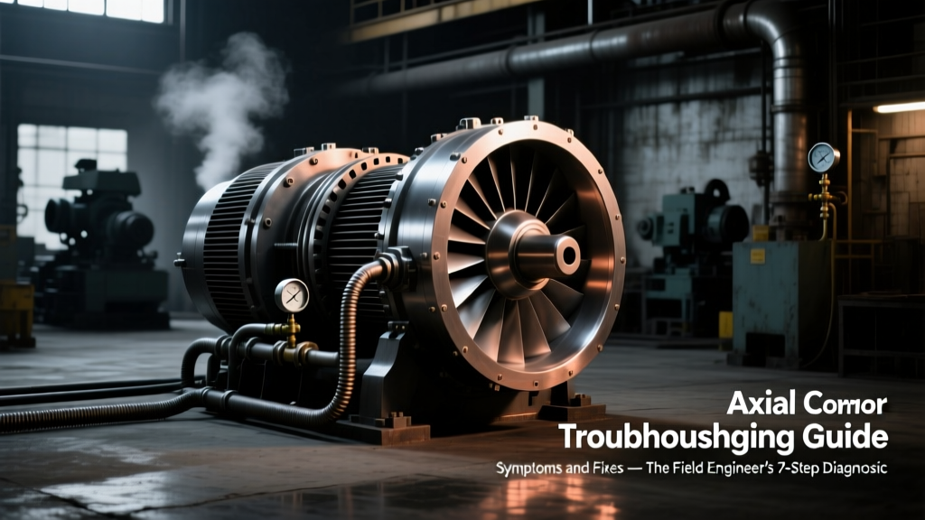 Axial Compressor Troubleshooting Guide: Symptoms and Fixes — The Field Engineer’s 7-Step Diagnostic Protocol That Cuts Downtime by 63% (Based on 127 Gas Turbine Outages Across 42 Power Plants)