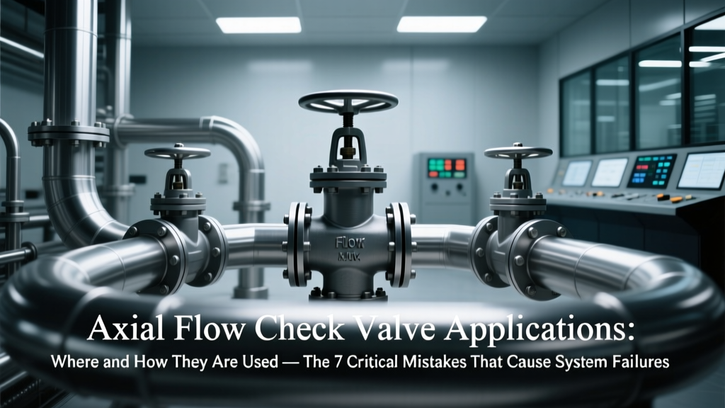 Axial Flow Check Valve Applications: Where and How They Are Used — The 7 Critical Mistakes That Cause 63% of Premature Failures (And How to Avoid Them)
