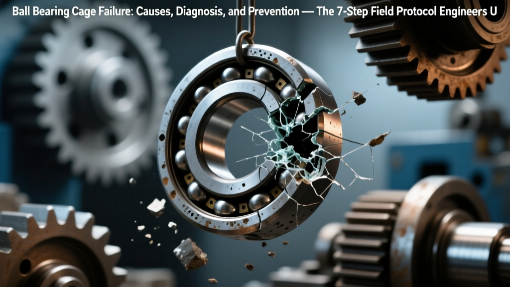 Ball Bearing Cage Failure: Causes, Diagnosis, and Prevention — The 7-Step Field Protocol Engineers Use to Stop Catastrophic Cage Collapse Before It Costs $28K in Downtime (Not the 'Lubrication First' Myth You’ve Been Told)