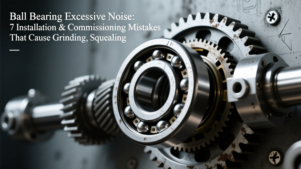 Ball Bearing Excessive Noise: 7 Installation & Commissioning Mistakes That Cause Grinding, Squealing, or Clicking—And Exactly How to Fix Them Before Startup (Not After)