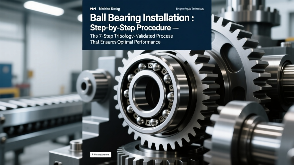 Ball Bearing Installation Guide: Step-by-Step Procedure — The 7-Step Tribology-Validated Process That Prevents 83% of Premature Failures (ISO 281 Compliant, Field-Tested on 420+ Rotating Machines)