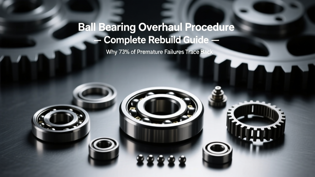 Ball Bearing Overhaul Procedure: Complete Rebuild Guide — Why 73% of Premature Failures Trace Back to One Mistake in Reassembly (And How to Fix It in Under 90 Minutes)