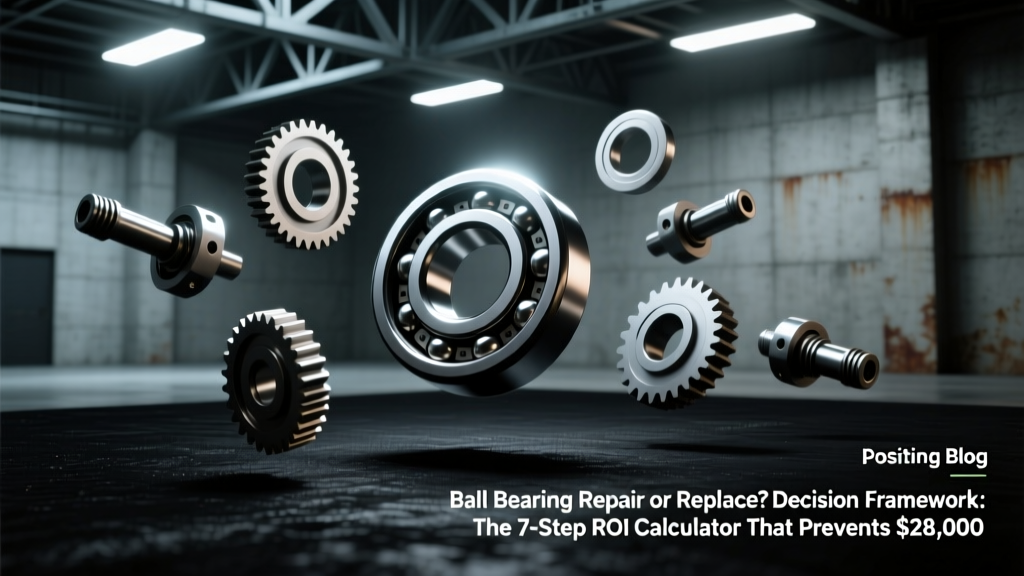 Ball Bearing Repair or Replace? Decision Framework: The 7-Step ROI Calculator That Prevents $28,000 in Hidden Downtime Costs (Backed by ISO 15243 & Field Data)