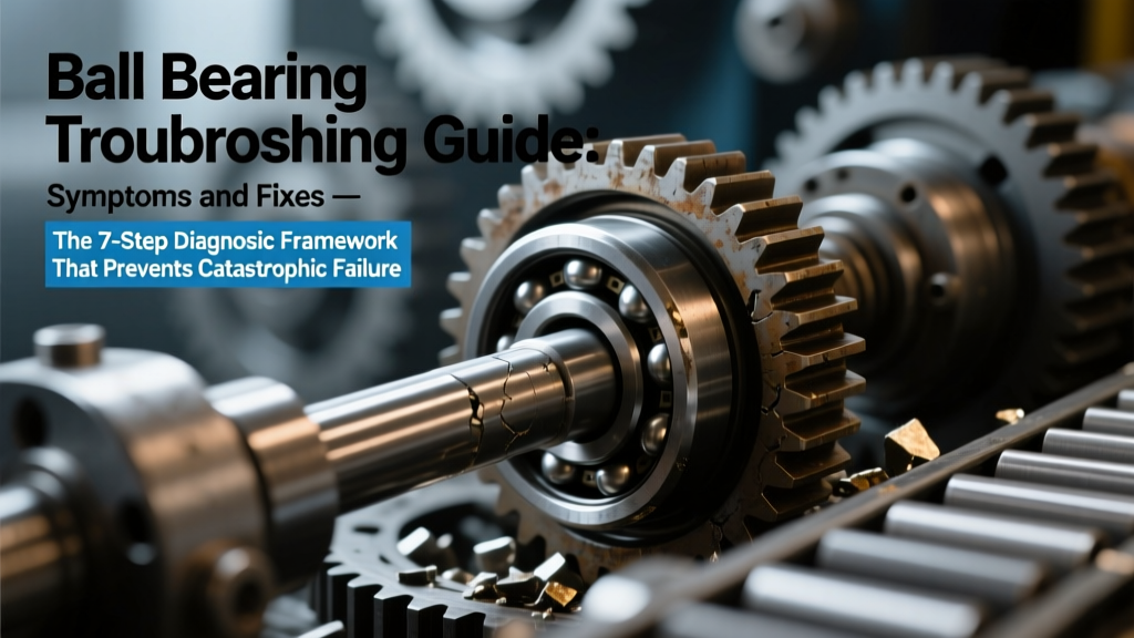 Ball Bearing Troubleshooting Guide: Symptoms and Fixes — The 7-Step Diagnostic Framework That Prevents 83% of Premature Failures (Backed by ISO 281 Life Calculations & Real Failure Autopsies)