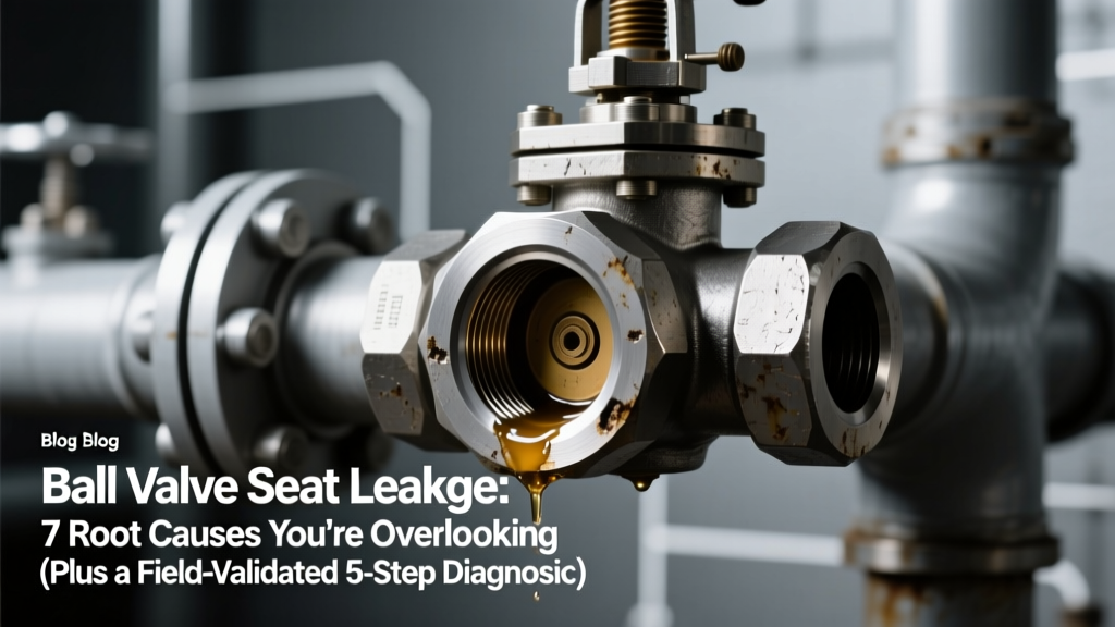 Ball Valve Seat Leakage: 7 Root Causes You’re Overlooking (Plus a Field-Validated 5-Step Diagnostic Protocol That Cuts Downtime by 68% — No Special Tools Required)